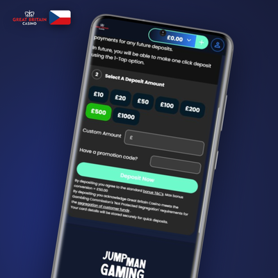 Bankovní převod výhry z GB Casino na účet za 1–3 dny