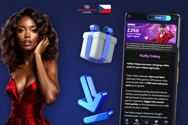 GB Casino promo kód CZ určený hráčům s účtem v korunách na mapě Česka