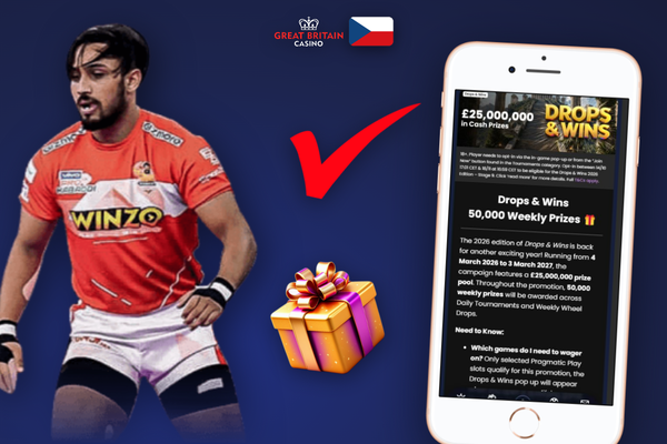 Registrační formulář GB Casino s vyplněným promo kódem GBCPLAY150 pro aktivaci bonusu